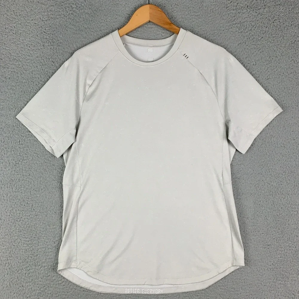 Lululemon Fresh Form T-Shirt Mens XL Lunar Rock Gray Short Sleeve Gym Athleisure